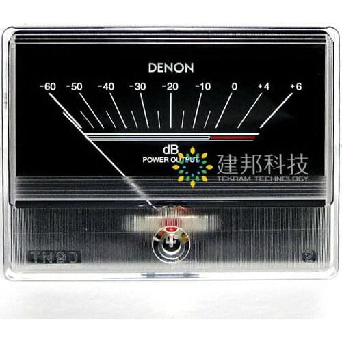 Black Audio power Amplifier VU meter DB level Header indicator for Japan DENON