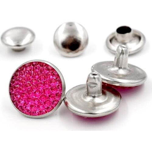 50sets/lot)Duplex clothes nail. Metal rivets. Clothing & Accessories. Acrylic diamond. Button. Metal spikes. nail. Snaps