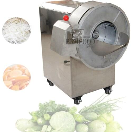 Commercial Multi-Function Automatic Cutting Machine Electric Vegetable Slicer Green Pepper Shredder Maker Potato Carrot Slicing