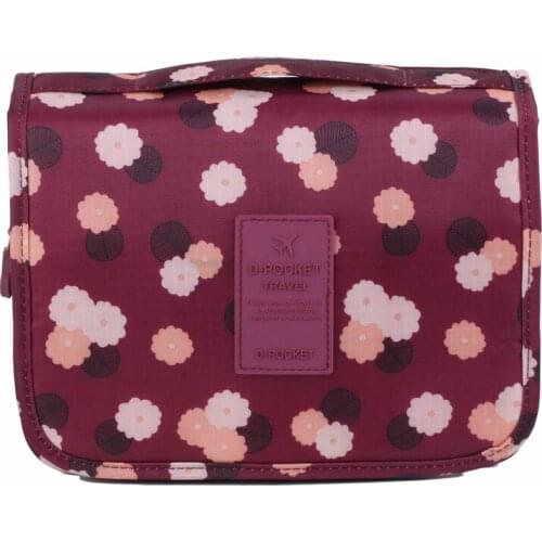 Cosmetic Bag Organizer Bathroom Toiletry Bags Women Hanging Makeup Bag New Waterproof Nylon Travel Portable Beautician