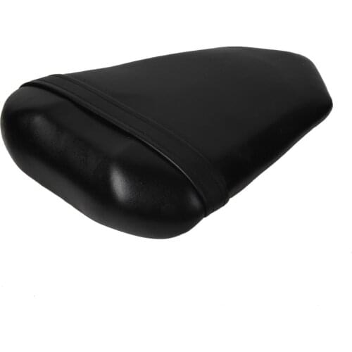 ZXMOTO Motorcycle Rear Pillion Leather Passenger Seat Black Cushion Cover For 2007 2008 Yamaha YZF R1 07 08 Tail Replacement
