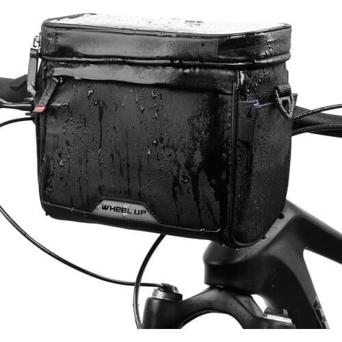 Multifunctional Bicycle Bag Waterproof Bike Handlebar Bag Touchscreen Cycling Bag Shoulder Bag Bike Pouch