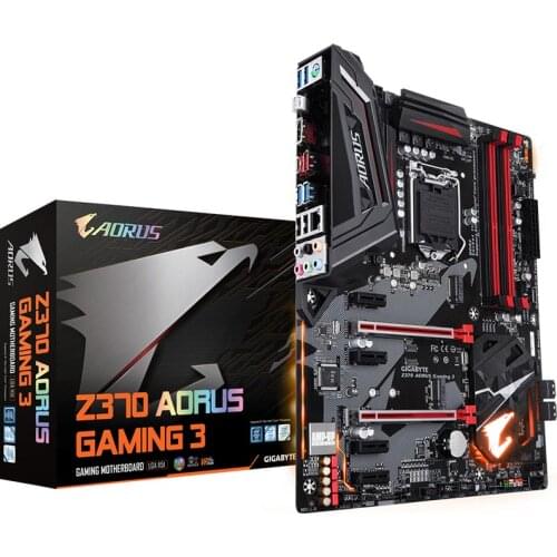 NEW For Gigabyte Z370 AORUS Gaming 3 Motherboard LGA1151 DDR4 Z370 PCI-E3.0 SATA3 USB3.0 Support i3 8100 i5 8500 I7 8700