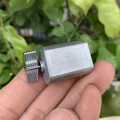 130 Micro DC Vibration Motor Flat Strong Vibrating Motor Iron Back Cover 3V-6V 32ma-80ma Vibration Motor for Massage Models