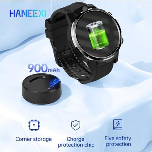 Luxury 4G Smart Watch Support SIM Card 128G 1.6 Inch Full Touch Screen Reloj Inteligen wifi GPS Phone Watch With charging base
