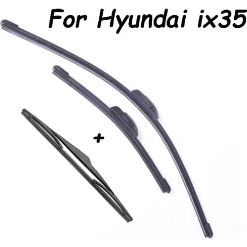 Front & Rear Wiper Blades For Hyundai Ix35 From 2010 2011 2012 2013 2014 2015 Years Windscreen Wiper Wholesale Car Accessories