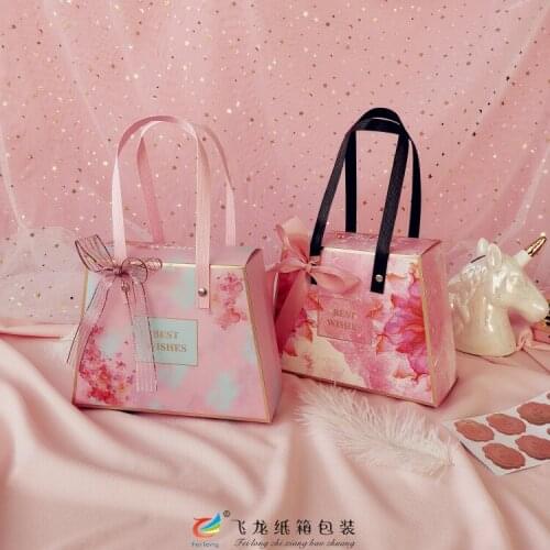 Wedding candy box birthday paper packaging flower gift box коробка упаковка New Year cake cookies box boite dragees de mariage