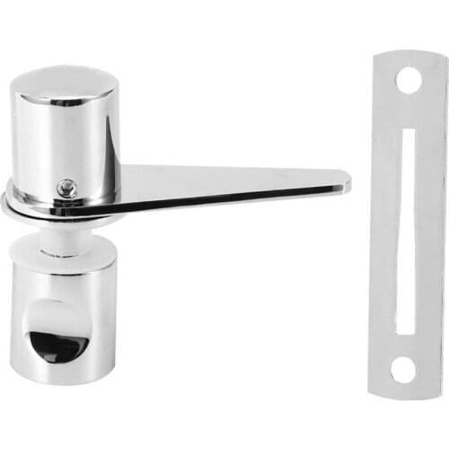 Bathroom Glass Door Lock Shower Room Home Office Door Bolt Gate Latch Lock