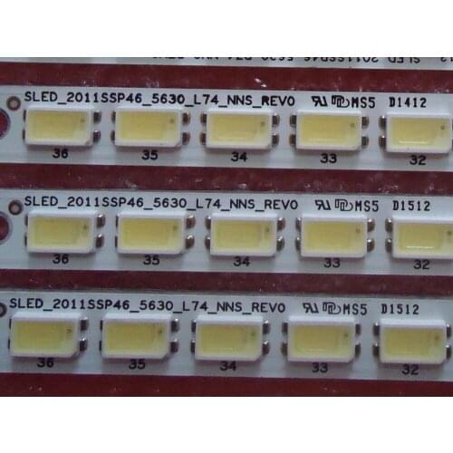 1-10 Pairs/lot 46" 2011SSP46_5630 L74 R74_NNS_REV0 GK0363TPZA-1 For Sharp LCD-46LX840A LED Strip74 LEDS 522MM