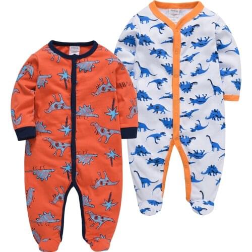 2pcs/lot body Romper Baby Girl Clothes Full Sleeve 100%Cotton Cartoon Print Overalls