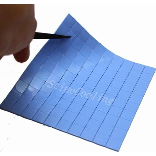 200pcs/set 10*10*1mm IC Chip Conduction Heatsink Mini Silicone Thermal Compounds Pad