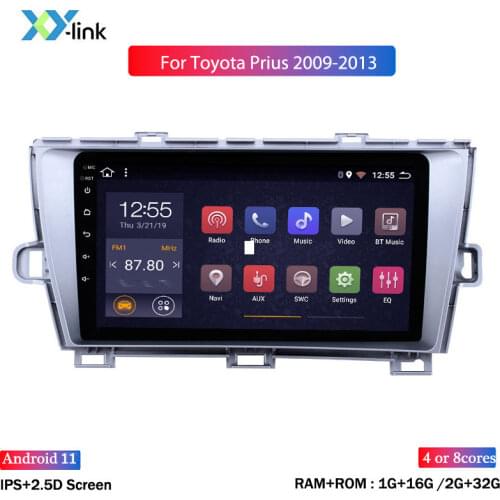 9 inch screen Android 8.1 GPS Navigation car Radio for 2009-2013 Toyota Prius LHD car multimedia player with Bluetooth USB WIFI