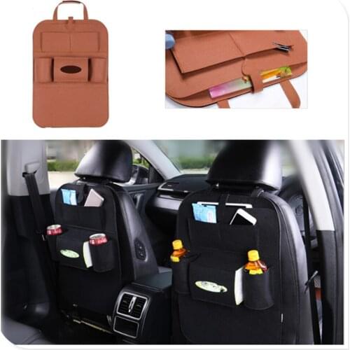 Car supplies felt auto seat storage bag miscellaneous finishing for BMW X7 X1 M760Li 740Le iX3 i3s i3 635d 120d 120i