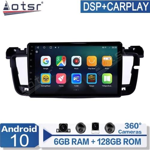 For Peugeot 508 2011-2018 Android Radio Car Multimedia Video Player navegación GPS IPS pantalla PX6 No 2 Din AutoRadio