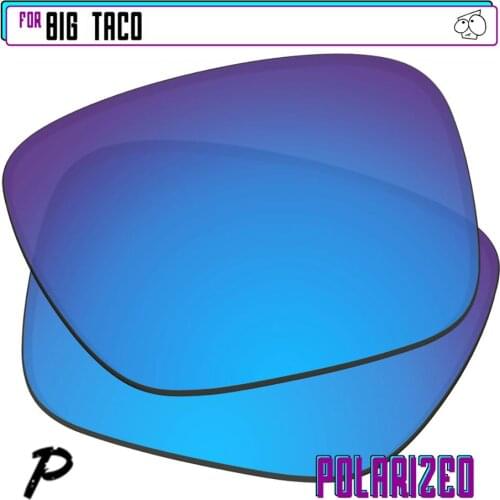 EZReplace Polarized Replacement Lenses for - Oakley Big Taco Sunglasses - Blue P