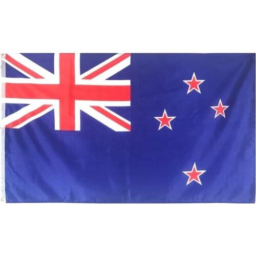 Flagnshow New Zealand Flag New Zealander Kiwi National Flags 3x5 FT Polyester Banner