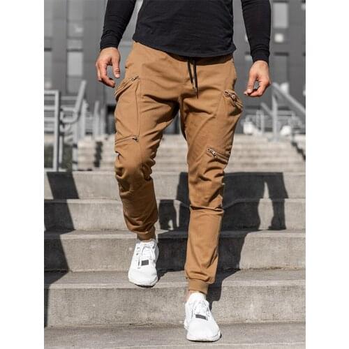 INCOO cargo pants men 2020 zipper pocket streetwear joggers men Harem Pants mens trousers Hip Hop fashion sweatpants for men