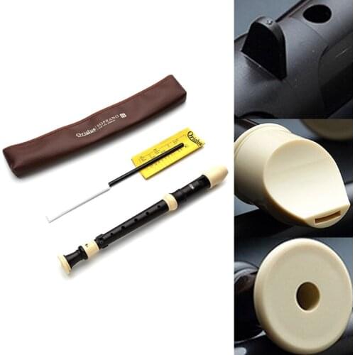 Kongsheng Clarinet Soprano C Alto 8 Holes ABS Flute Recorder Chinese Dizi Musical Instruments