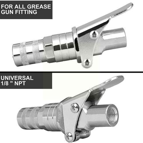 Grease gun connector Quick lock and release of the grease gun Grease Compatible guns tip coupler 1/8 with all Z4H8