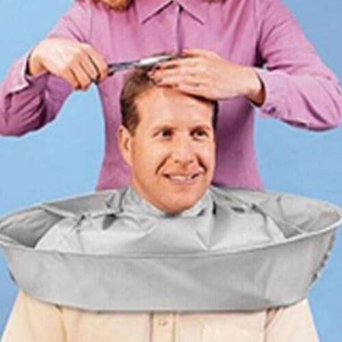 Foldable Adult Hair Cutting Umbrella Cape DIY Hair Cutting Apron For Home Salon Barber Haircut Coat Hairdresser Gown Cloak Cloth