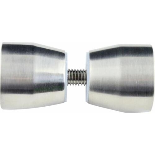 New Stainless Steel Back-to-Back Glass Door Knob Puller Push Bathroom Shower sliding Handle