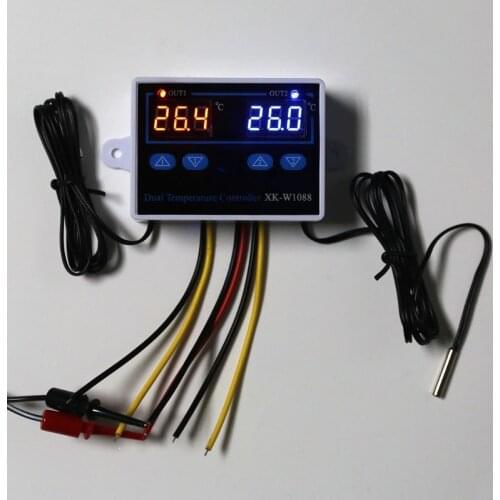 New Dual Thermostat for Incubator 10A Digital Heating Cooling Temperature Controller