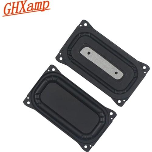 GHXAMP 88mm*48mm Passive radiator Speaker Bass vibration Diaphragm Portable Subwoofer Accessories DIY Rectangle 2pcs