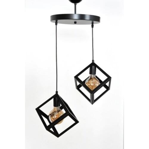 Modern 2021 Lorinda 2 Li Pendant Lamp Black chandelier chandelier люстра