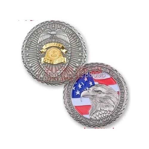 American Flag Eagle Souvenir coins OEM Military coins Collection OEM cheap usa eagle flag coins medals