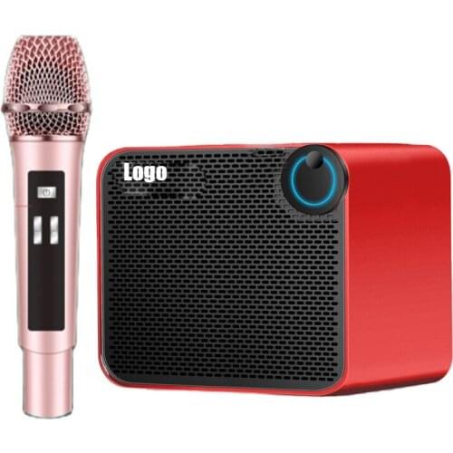 Bar Party Dj Speaker Amplifier Loudspeaker Noise Cancelling Mobile Wireless BT Karaoke Microphone