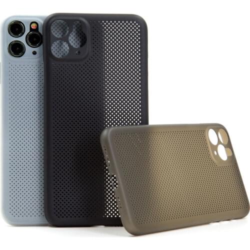 Heat Dissipation Breathable Cooling Case For iPhone 7 8 plus Hollow hole Cover Ultrathin PP 0.4mm Super Thin Ultra Thin