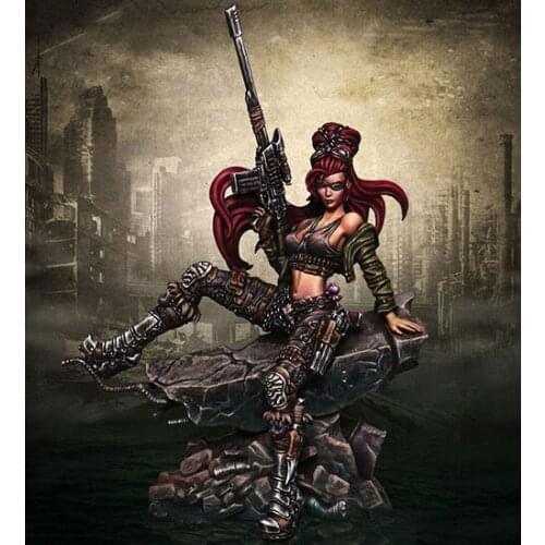 1/24 Assembly Resin Figure Kit Girl Sniper