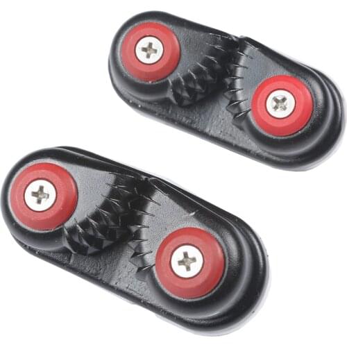 2 pcs Fast Entry Cam Cleat Composite Cam Cleat Boat Sailing Sailboat Ball Bearing Cleats Alum Cam Cleat