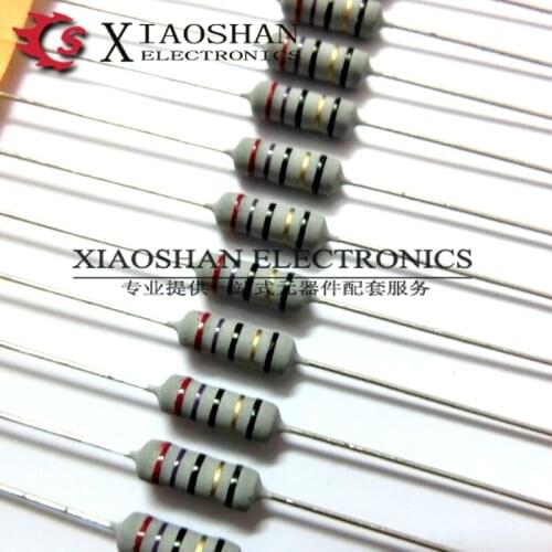 50pcs/Wire wound Insurance resistor 1WS Small volume 27R 27 Europe 5% Precision 27&Omega