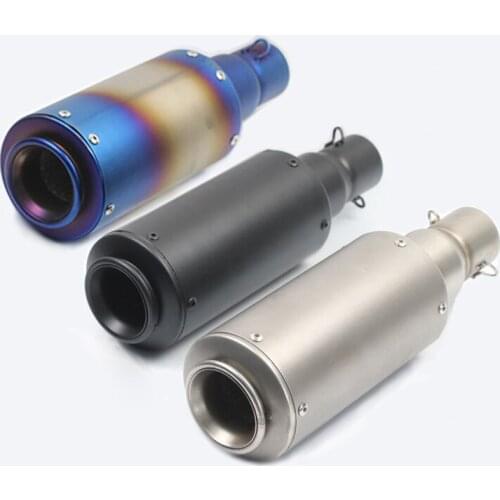 51mm Universal Motorcycle Autobike ATV Exhaust Muffler Pipe with DB Killer 330mm