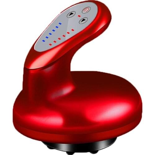 RECHARGEABLE Electric Cupping Stimulate Acupoint Guasha Scraping Heat Massage Negative Pressure Acupuncture Therapy