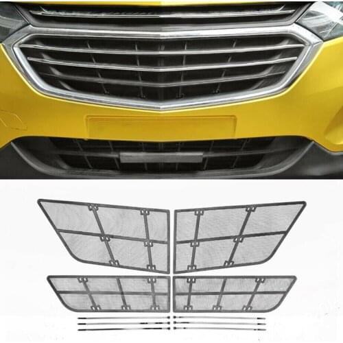 Car Insect Screening Mesh Front Grille Net Cover Kit for Chevrolet Equinox 2017-2020