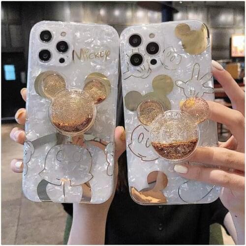 Disneyshellpattern Mickey Phone Case Protective Cover Is Suitable for Iphone 12 Pro Max 11 8 7 6 S XR PLUS X XS SE 2021mini Case