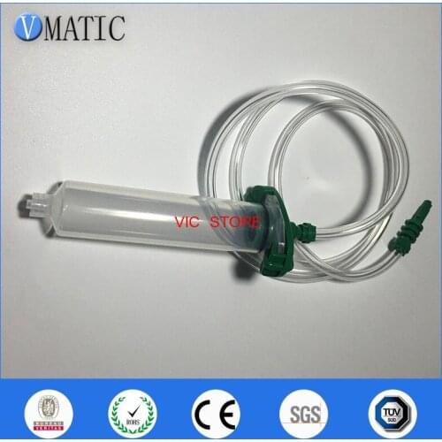 Free Shipping Quality EFD 5 Sets Glue Dispensing 3cc/ml Pneumatic Syringe Barrel Valve Robot Adapter With Syringe Piston
