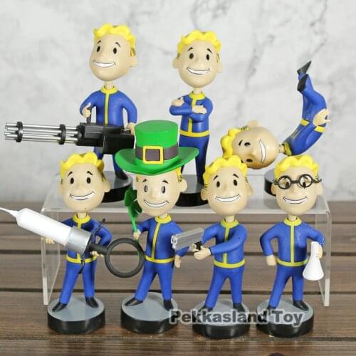 Fallout 4 Bobblehead Vault Boy Gaming Heads TOY Series 2 Action Figure Collectible Model Toys