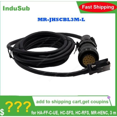 MR-JHSCBL3M-L Encoder Cable high-flex Connector Condition 100% Original