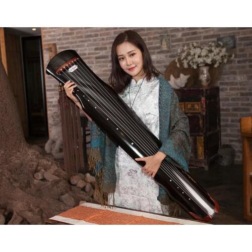 Chinese guqin fu xi Type Lyre Chinese 7 Strings Ancient Zither Chinese Musical Instruments zither xiao ao jiang hu used Guqin