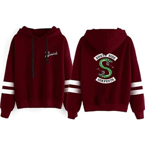 Cosplay Costumes Unisex Riverdale Southside Serpents Winter Autumn Casual Hoodies Print Plus Cotton Sweater Fashion Hoodie