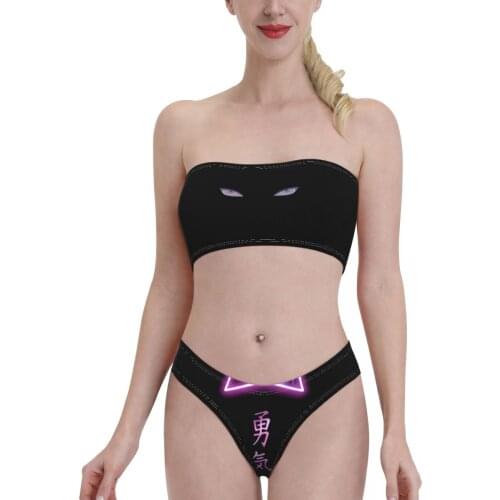 Anime Manga Kawaii swimming suit for Women young Girl Akatsuki (9) Bandeaukini 2021 Swimming Suit Bikinis