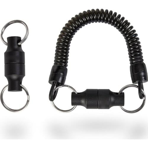Magnetic Fishing Holder Net Release Magnet Clip Holder Retractor With Cord For Retractor Keeper Fly Fishing Tool Accessories