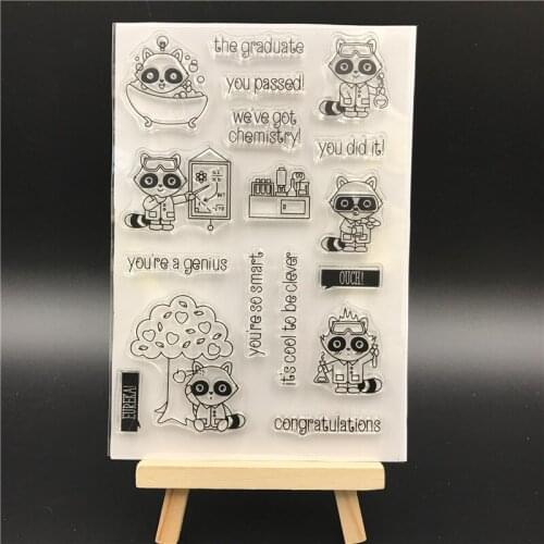 Little bear Transparent Clear Silicone Stamp Seal DIY Scrapbooking photo Album Decorative A0819