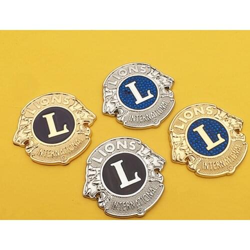 3D Metal Lion Auto Trunk Rear Fender Emblems Badge Decals Sticker Car Accessories