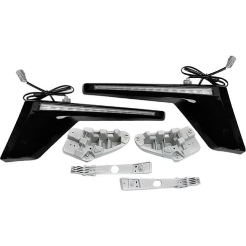 For Toyota Land Cruiser 200 FJ200 LC200 2016-2020 Front Grille LED DRL Daytime Running Light Driving Lamp W/Turn Signal