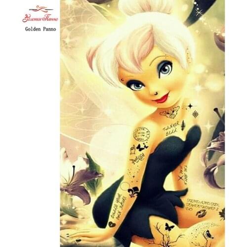 Full Square Drill 5D DIY Diamond Painting butterfly fairy Embroidery Cross Stitch 3D Home Decor Stitch