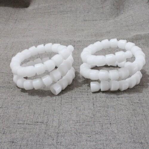 370mm/length 9.5mm diam skeleton toy joint white plastic toy joint for diy doll findings--14.5inch/pcs--30pcs/lot